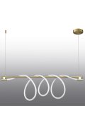 Lampa wisząca FANTASIA LONG LED złota 120 cm