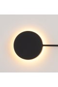 Lampa ścienna CLEX - 4 LED czarna 112 cm