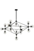 Lampa wisząca transparentno czarna Astrifero 15