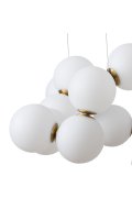Lampa wisząca CORALLI-100 biało-mosiężna 100 cm
