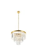 Lampa wisząca SPLENDORE złota 50 cm