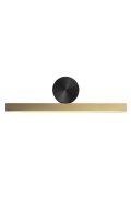 Lampa ścienna BOOGIE LED złoto czarna 45 cm
