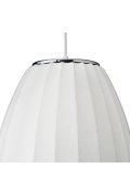 Lampa wisząca SILK BARREL biała 60 cm