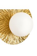 Lampa ścienna SUN S złota 20 cm