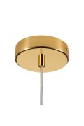 Lampa wisząca UNIVERSO marmurowo złota 18 cm