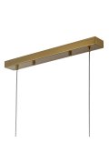 Lampa wisząca LED BACCIO złota 120 cm - nowoczesna lampa nad stół i wyspę