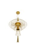 Lampa wisząca SUSSO L złota 60 cm