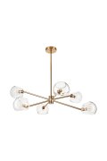 Lampa wisząca COSMIC-6 złota 75 cm