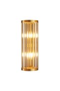 Lampa ścienna EXELLENT kryształowa złota 45 cm