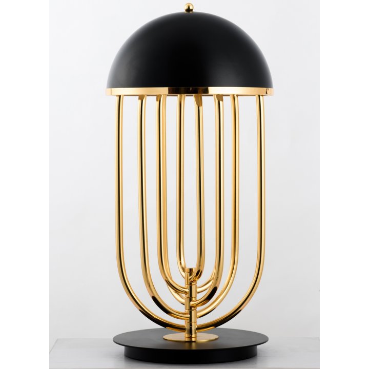 Lampa stołowa DOLCE VITA czarno złota 60 cm