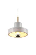 Lampa wisząca UNIVERSO marmurowo złota 18 cm