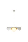 Lampa wisząca ENZO biało złota 60 cm