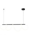 Lampa wisząca FANTASIA LED czarna 120 cm