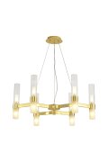 Lampa wisząca CANDELA-6 złota 70 cm