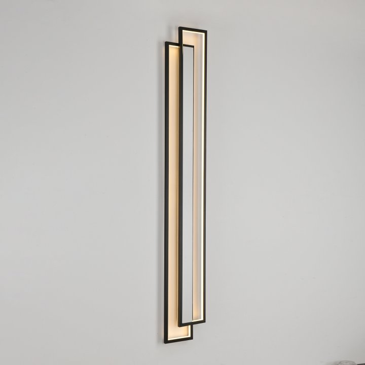 Lampa ścienna SYMMETRY-200 LED czarna 200 cm