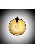 Lampa wisząca LOVE BOMB bursztynowa 25 cm