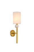 Lampa ścienna DAMA złota 92 cm