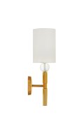 Lampa ścienna DAMA złota 92 cm