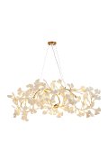 Lampa wisząca BOTANIKA WAVE złoto biała 125 cm