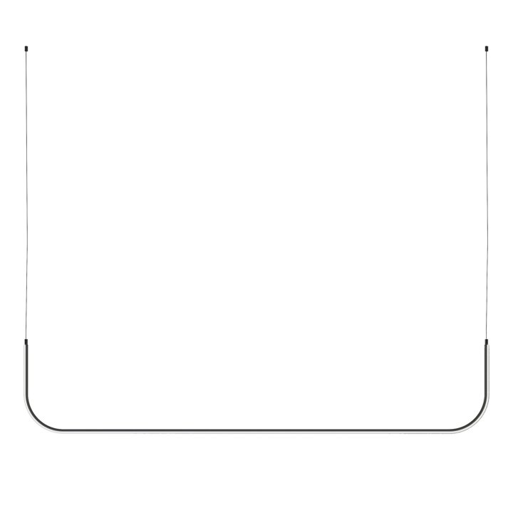 Lampa wisząca MINIMA-2 led czarna 120 cm