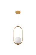 Lampa wisząca COSTA SOLO złota 40 cm