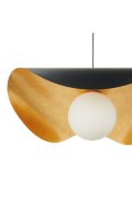 Lampa wisząca ENZO czarno złota 40 cm