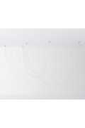 Lampa wisząca SNAKE LED wąż ledowy złota 500 cm