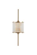 Lampa ścienna SERGIO-2 złota 90 cm