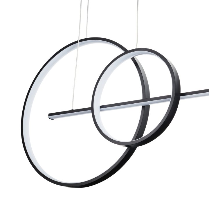 Lampa wisząca NEW AGE LED czarna 120 cm