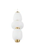 Lampa wisząca BRILLA-3 LED złota 23 cm