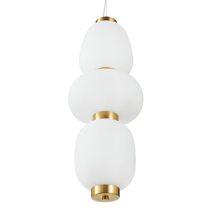 Lampa wisząca BRILLA-3 LED złota 23 cm
