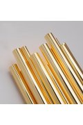 Lampa ścienna TUBO GOLD złota 50 cm