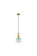Lampa wisząca PASTELLO BLUE kolorowa 15 cm