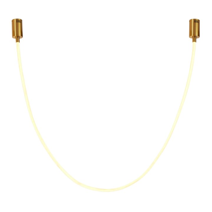 Lampa wisząca SNAKE LED wąż ledowy złota 300 cm