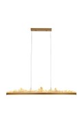 Lampa wisząca MONTANA LONG LED złota 125 cm