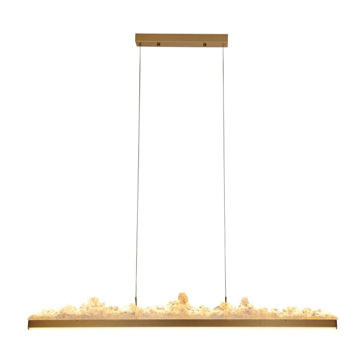 Lampa wisząca MONTANA LONG LED złota 125 cm
