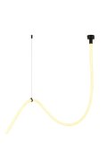 Lampa wisząca SNAKE LED wąż ledowy czarna 400 cm