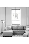Lampa wisząca DARLING czarny połysk 60 cm