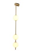 Lampa ścienna BERRY LED złoty biały 103 cm