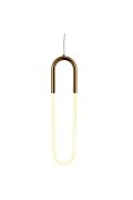 Lampa wisząca U-SHAPE mosiądz 60 cm