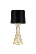 Lampa stołowa FILO TABLE czarno - złota 85 cm