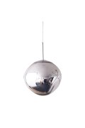 Lampa wisząca GLAM M srebrna 28 cm
