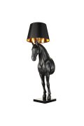 Lampa podłogowa KOŃ L / HORSE czarna 185 cm