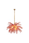 Lampa wisząca EMU pióra różowe 100 cm