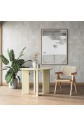 Krzesło BOHO drewniane w kolorze naturalnym z podłokietnikami