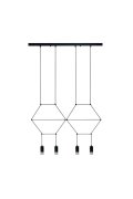 Lampa wisząca LINEA-4 LONG czarna 70 cm