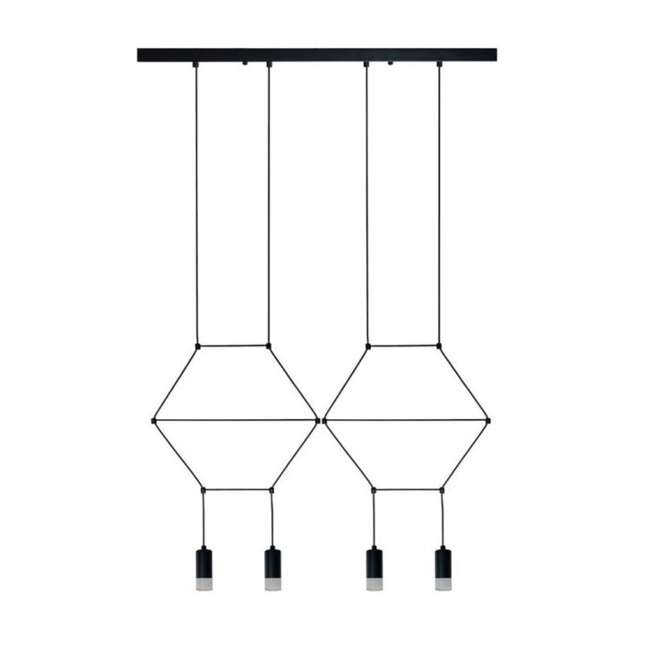 Lampa wisząca LINEA-4 LONG czarna 70 cm