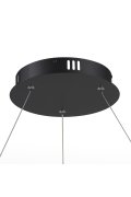 Lampa wisząca SPIRELLO ledowa czarna 80 cm