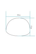 Lampa ogrodowa półkula ATMOSPHERE M LED RGBW 16 kolorów 35 cm
