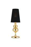Lampa stołowa QUEEN złoto czarna 18 cm